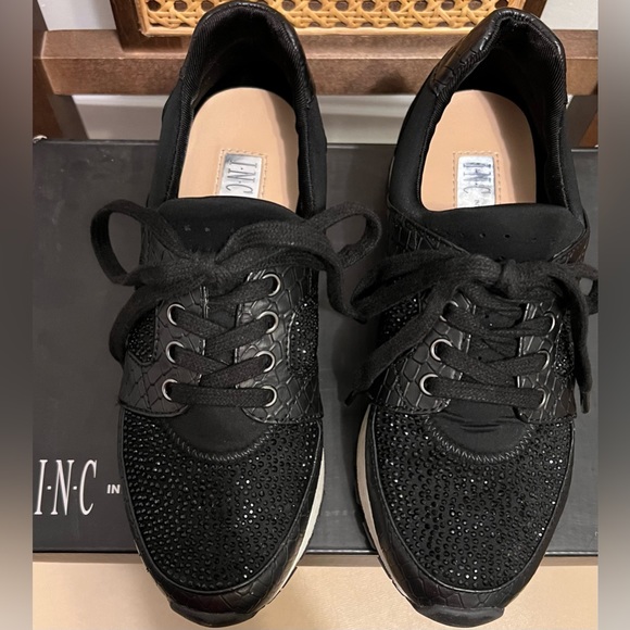 INC International Concepts Womens Pakiss Fabric Low Top Lace Up Fashion Sneak - Picture 4 of 10